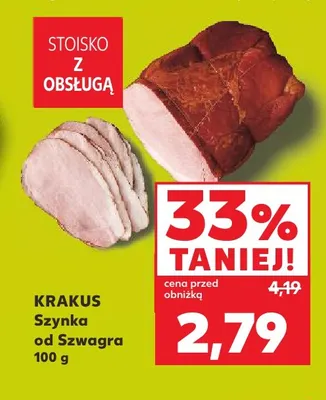 Szynka od Szwagra Krakus promocja w Kaufland