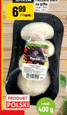 Pieczarki białe na grilla Zaczarowany Ogród polskie promocja w POLOmarket