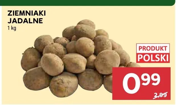 Ziemniaki jadalne promocja w Stokrotka