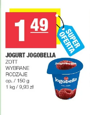 Jogurt Jogobella Zott promocja w SPAR