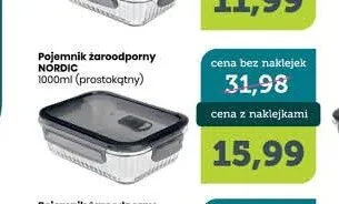 Pojemnik żaroodporny Nordic prostokątny promocja w TOPAZ
