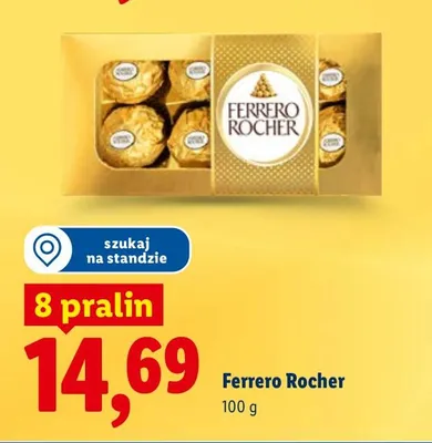 Pralinki Ferrero rocher promocja w Lidl
