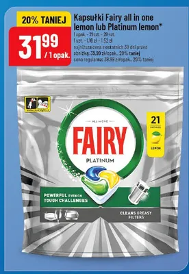 Kapsułki all in one lemon lub Platinum lemon promocja w POLOmarket