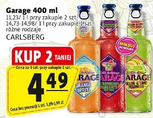 Piwo Garage promocja w Prim Market