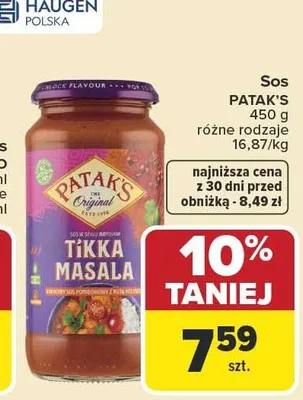 Sos Patak's promocja w Carrefour