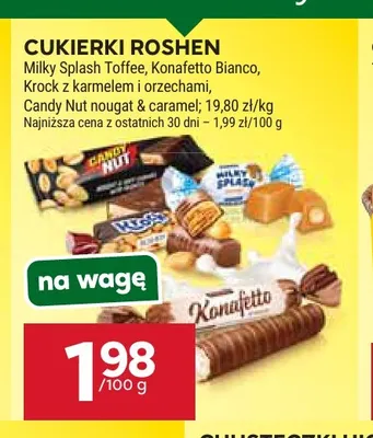 Cukierki Roshen Milky Splash Toffee promocja w Stokrotka