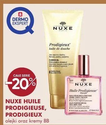 Olejki oraz kremy BB Huile Prodigieuse, Prodigieux promocja w Super-Pharm