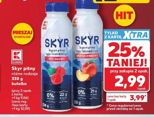 Skyr pitny Kaufland Classic promocja w Kaufland