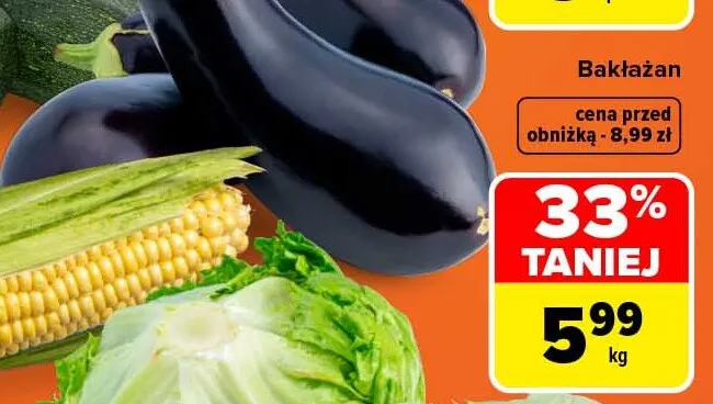 Bakłażan promocja w Carrefour Market