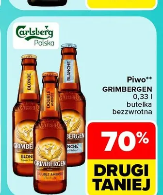 Piwo Grimbergen Blanche promocja w Carrefour