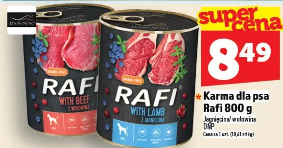 Karma dla psa 800g promocja w TOPAZ