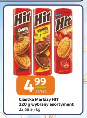 Ciastka Markizy HIT Vanilla promocja w Gama