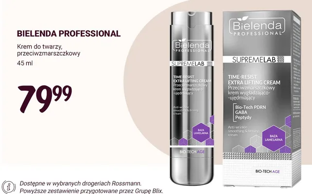 Krem do twarzy, przeciwzmarszczkowy promocja w Rossmann