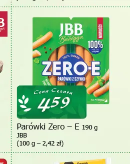 Parówki Zero-E promocja w CEZAR Delikatesy