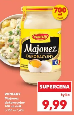 Majonez dekoracyjny Winiary promocja w Kaufland