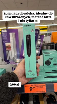 Spieniacz do mleka bateryjny  promocja w Biedronka