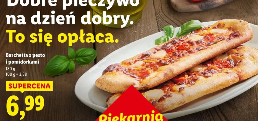 Barchetta z pesto i pomidorami promocja w Lidl