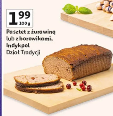 Pasztet z żurawiną lub z borówkami promocja w Auchan