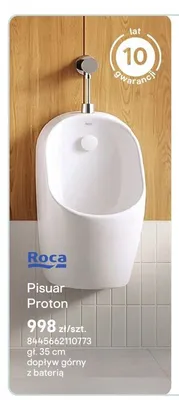Pisuar Roca Proton promocja w Castorama