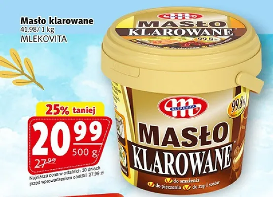 Masło klarowane promocja w Prim Market