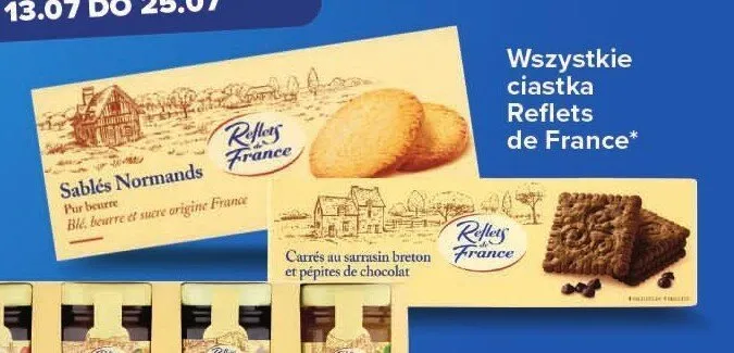 Ciastka Reflets de France promocja w Carrefour Market