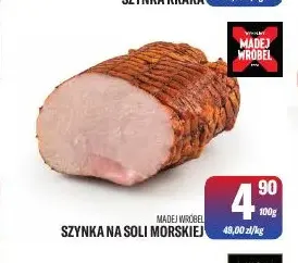 Szynka na soli morskiej Madej Wróbel promocja w Tomi Markt