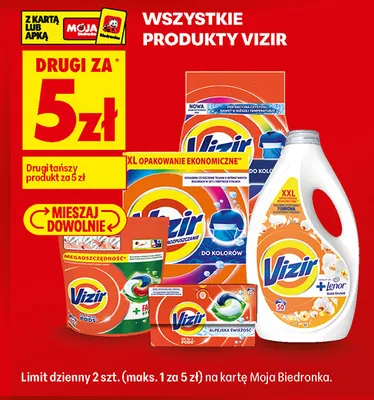 Kapsułki do prania Vizir Platinum Pods + Fairy efekt promocja w Biedronka