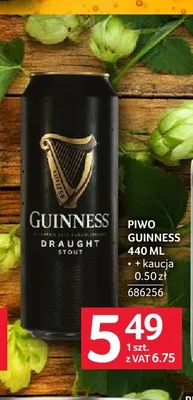 Piwo Guinness Draught Stout promocja w Selgros