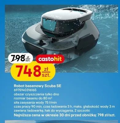 Robot basenowy Aiper Scuba SE promocja w Castorama