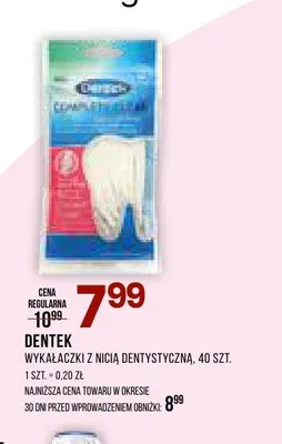 Wykałaczki z nicią dentystyczną Dentek promocja w Drogerie Natura
