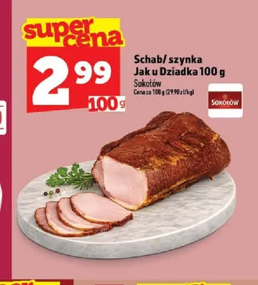 Schab/ szynka Jak u Dziadka Sokołów promocja w TOPAZ