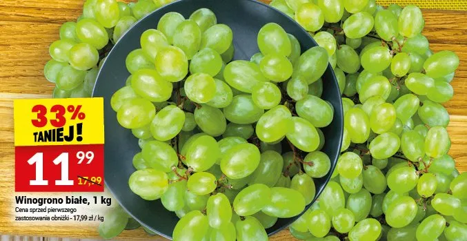 Winogrona białe promocja w Twój Market