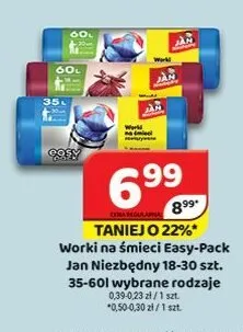 Worki na śmieci Easy-Pack Jan Niezbędny promocja w Delfin