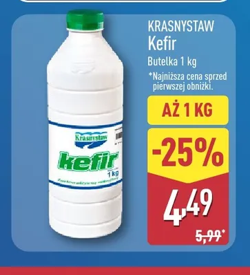 Kefir Krasnystaw promocja w Aldi