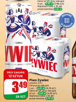 Piwo Żywiec promocja w Dino