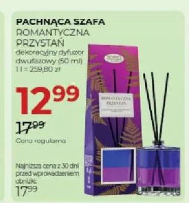 Dyfuzor dekoracyjny Pachnąca Szafa Romantyczna Przystań promocja w Drogerie Jawa