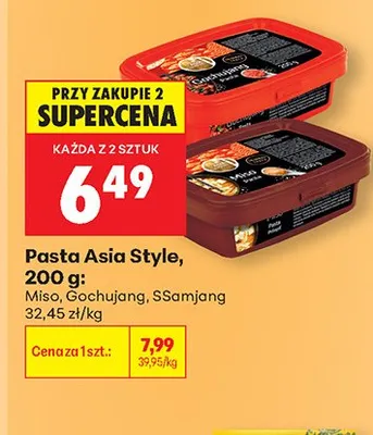 Pasta Asia Style Gochujang promocja w Biedronka