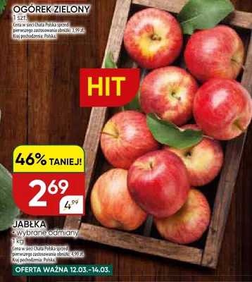 Jabłka wybrane odmiany promocja w Chata Polska