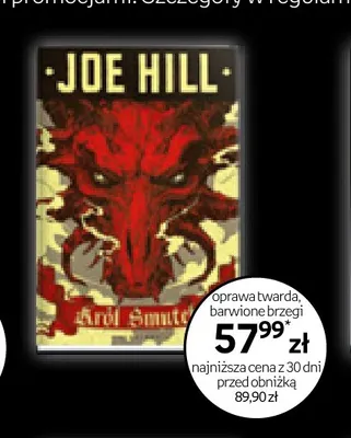 Książka Król Smutek Joe Hill promocja w Empik