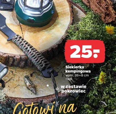 Siekierka kempingowa wym. 26x8cm promocja w Netto