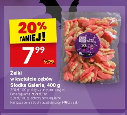 Żelki w kształcie zębów Słodka Galeria promocja w Twój Market