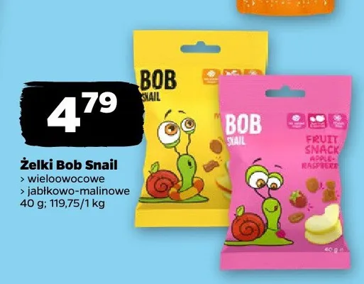Żelki jabłkowo-malinowe Bob Snail promocja w Netto
