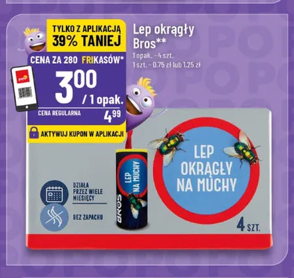 Lep okrągły Bros promocja w POLOmarket