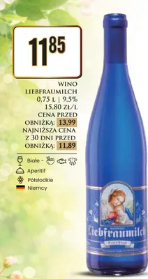 Wino Liebfraumilch promocja w Dino