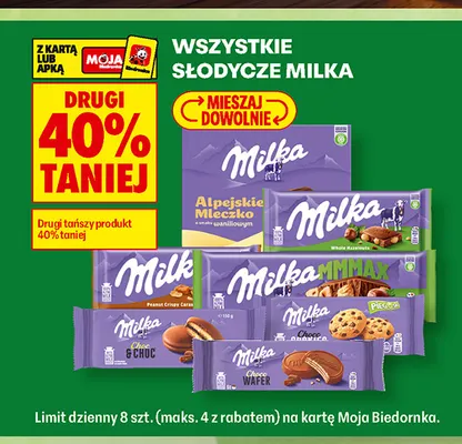 Wafle Milka Choco Wafer promocja w Biedronka