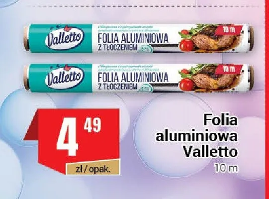 Folia aluminiowa z tłoczeniem Valletto promocja w Premium Nasz Sklep