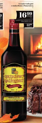 Wino czerwone Grzaniec Galicyjski o smaku rumu z pomarańczą promocja w POLOmarket