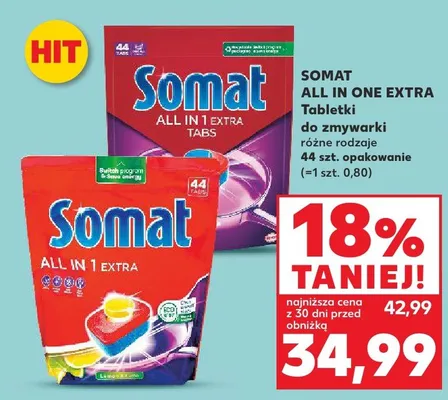 Tabletki do zmywarki All In One Extra promocja w Kaufland