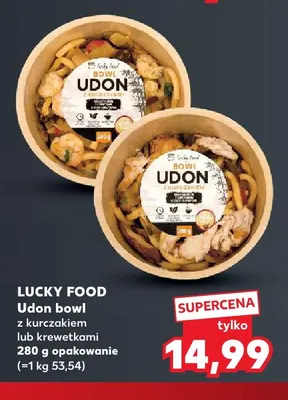 Udon bowl z kurczakiem Lucky Food promocja w Kaufland