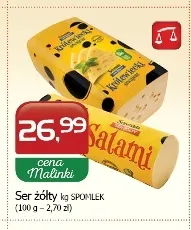 Ser żółty Królewiecki Spomlek promocja w MALINKA